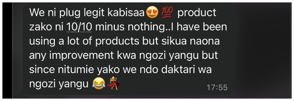 Kidoty Skin Care client review 16